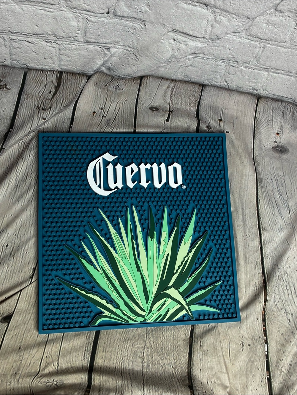 Jose Cuervo Tequila Rubber Shot Spill Cocktail Square Bar Bartender Sevice Mat